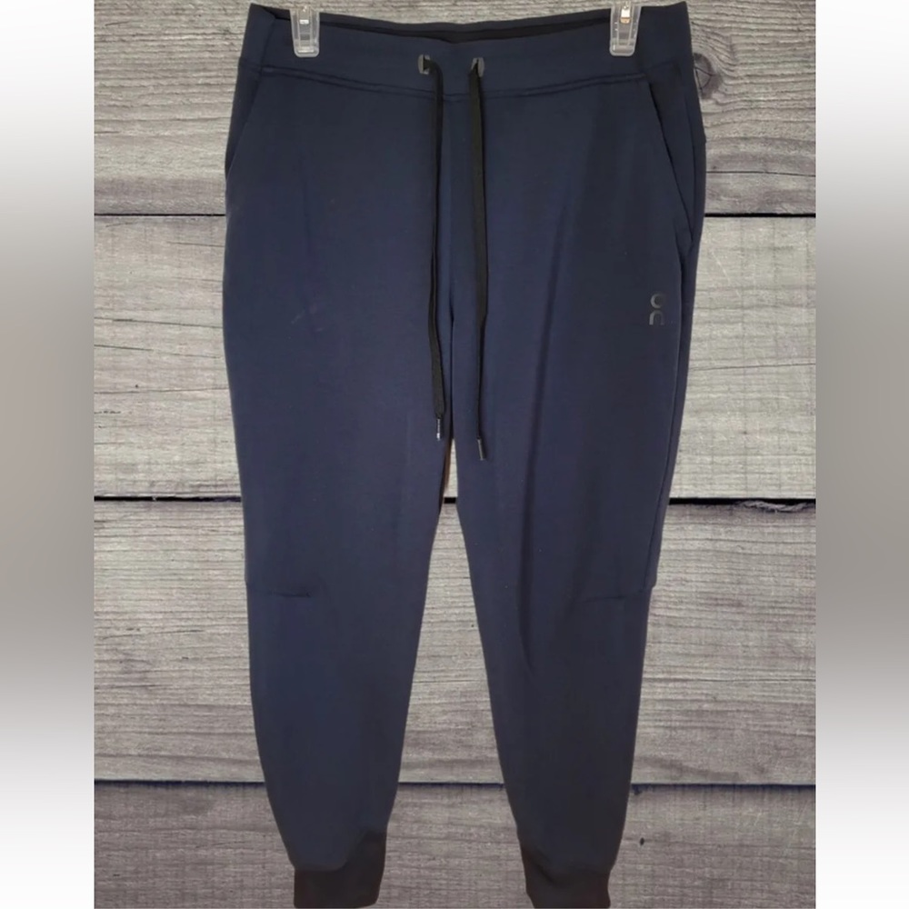 On Cloud Sweat Pants Womens Size Medium Navy Blue